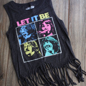 Beatles Festival Cut Off-- Sz Large